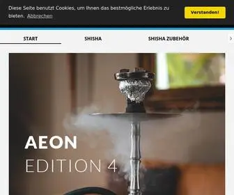 Aeon-Shisha.com(Made in Germany Shisha) Screenshot