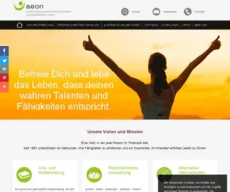 Aeon.ch(Zentrum für Psychosynthese und ganzheitliches Heilen) Screenshot