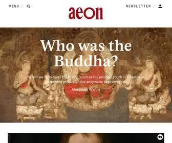 Aeon.co(A world of ideas) Screenshot