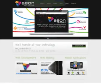 Aeonnetworks.com(Aeon Networks) Screenshot