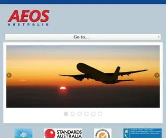 Aeos.com.au(AEOS :: Home) Screenshot