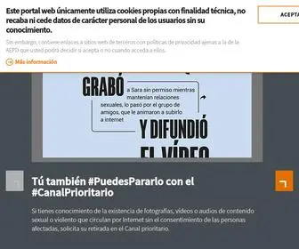 Aepd.es(Agencia Española de Protección de Datos) Screenshot