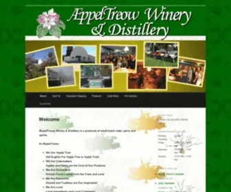 Aeppeltreow.com(AeppelTreow Winery & Distillery) Screenshot