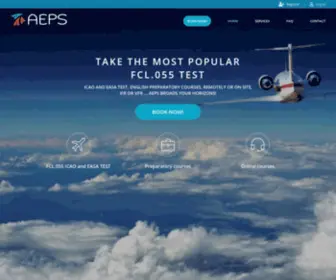 Aeps.aero(AVIATION ENGLISH PRIVATE SCHOOL) Screenshot