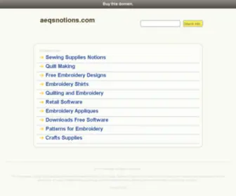 AeqSnotions.com(Appliqué) Screenshot