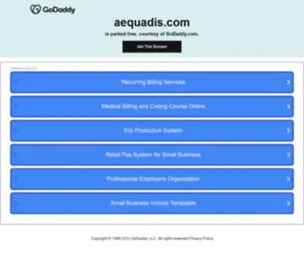 Aequadis.com(Aequadis) Screenshot