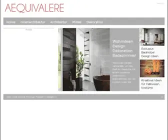 Aequivalere.com(Innenarchitektur und Deko Ideen) Screenshot