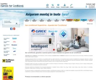 Aer-Conditionat-Super-Klima.ro(Aer conditionat) Screenshot