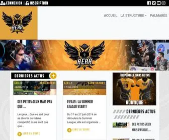 Aera-Esport.com(Aera eSport) Screenshot