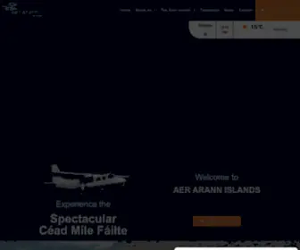 Aerarannislands.ie(Aer Arann Islands) Screenshot