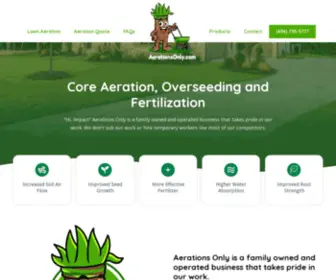 Aerationsonly.com(Aerations Only) Screenshot