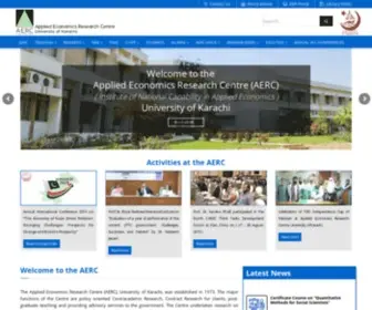 Aerc.edu.pk(Applied economics research center) Screenshot