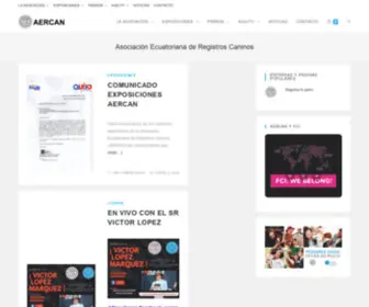 Aercan.com(AERCAN Ecuador) Screenshot