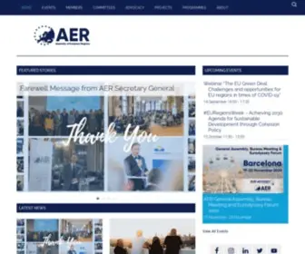 Aer.eu(Assembly of European Regions) Screenshot