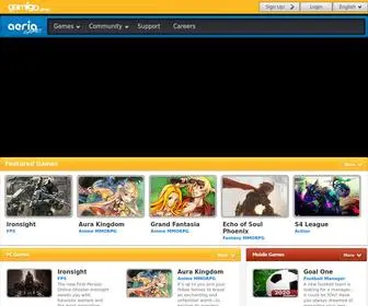 Aeriagames.com(Free Online Games) Screenshot
