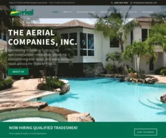 Aerialcompanies.com(The Aerial Companies) Screenshot