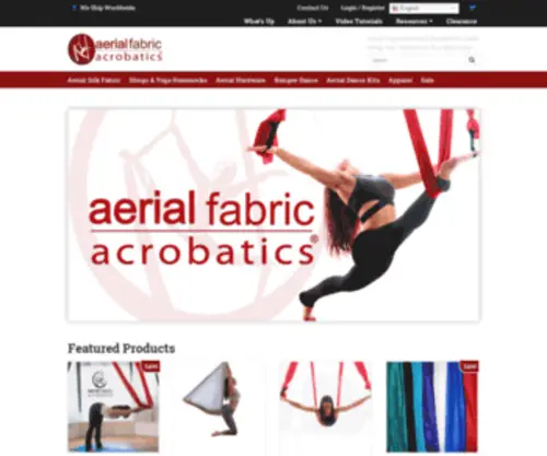 Aerialfabric.com(Aerial Fabric) Screenshot