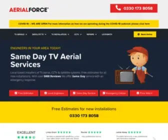 Aerialforce.co.uk(Aerialforce) Screenshot