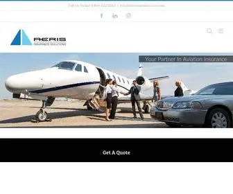 Aerisinsurance.com(Aeris Insurance Solutions) Screenshot