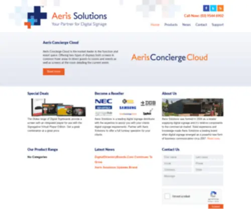 Aerissolutions.com.au(Aeris Solutions) Screenshot