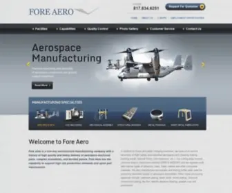 Aero-Components.com(Fore Aero) Screenshot