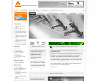 Aero-MFG.com(Stainless Steel Fabrication Company) Screenshot