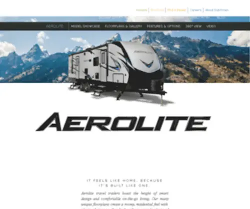 Aero-RV.com(Recreational Vehicles by Aerolite) Screenshot