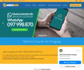 Aerobox.com.uy(Servicio Courier Internacional) Screenshot