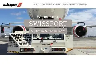 Aerocare.com.au(Swissport Australia and New Zealand) Screenshot