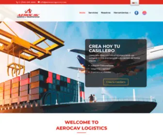 Aerocavlogistics.com(Logistics & Transportation) Screenshot