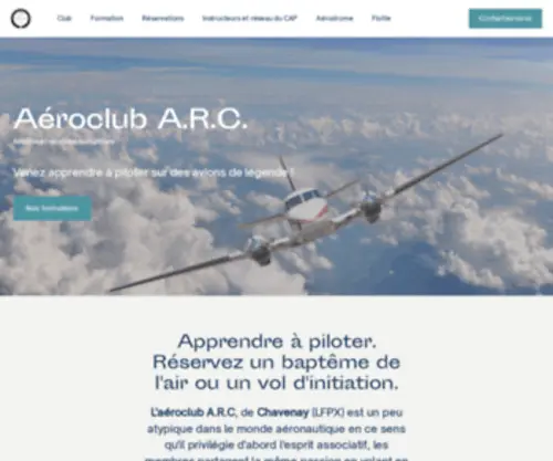 Aeroclub-ARC.com(Aéroclub) Screenshot