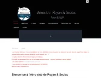 Aeroclub-Royan.com(Site de l'aéro) Screenshot