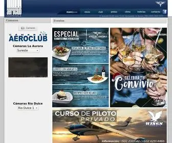 Aeroclubguatemala.com(Página principal) Screenshot