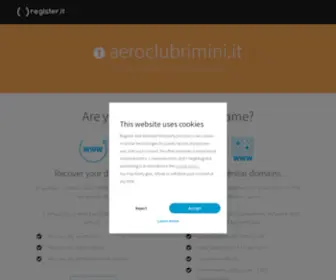 Aeroclubrimini.it(Aero Club Rimini A.S.D) Screenshot