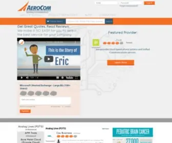 Aerocominc.com(AeroCom Inc) Screenshot