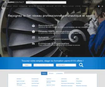 Aerocontact.com(Emploi aéronautique) Screenshot