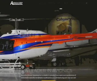 Aerocorpavionics.com(AeroCorp Avionic Solutions Inc) Screenshot