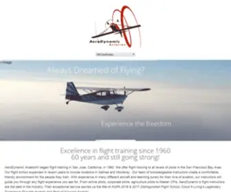 Aerodynamicaviation.com(Aerodynamic Aviation) Screenshot