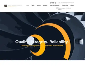 Aeroengineservices.com(Aero Engine Services) Screenshot