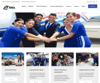Aeroescuela.com.ve(Aeroescuela I.D.E.A) Screenshot