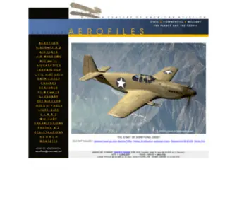 Aerofiles.com(You just landed at AeroFiles) Screenshot