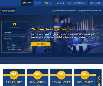 Aerofincash.cc(aerofincash) Screenshot