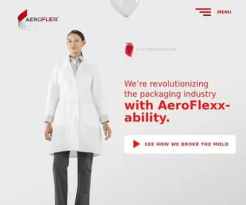Aeroflexx.com(Revolutionizing the Flexible Packaging Industry) Screenshot