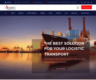 Aerofrt.com(Aero Freight) Screenshot
