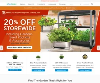 Aerogarden.com(Indoor Gardens) Screenshot