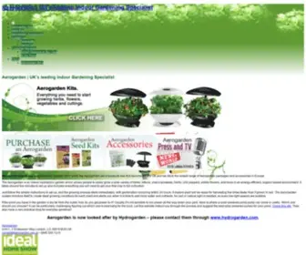 Aerogarden.org.uk(Specialist UK Aerogarden supplier) Screenshot