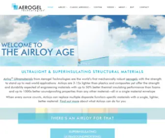 Aerogeltechnologies.com(™) Screenshot