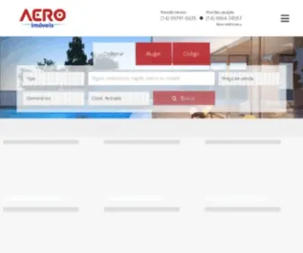 Aeroimoveis.com.br(Imobiliaria em Bauru. Atuação na venda e locação de imóveis. Encontre em nosso site) Screenshot