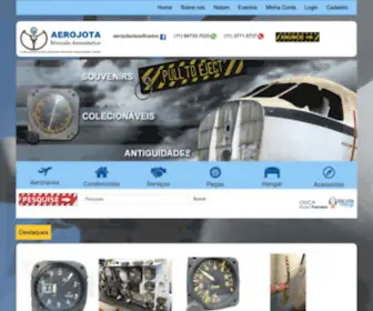 Aerojota.com.br(Classificados Aeronáuticos) Screenshot