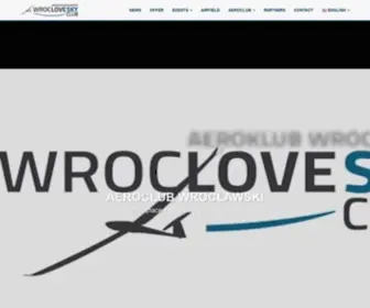 Aeroklub.wroc.pl(Aeroklub Wrocławski) Screenshot